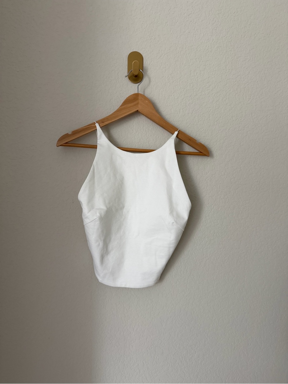 ZARA White Slim Spaghetti-Strap Camisole - Picture 2 of 7